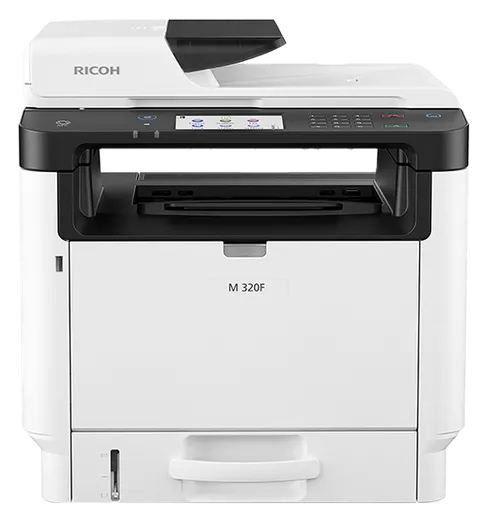 Multifuncional laser monocromática de escritório, com alimentador automático de documentos e painel colorido